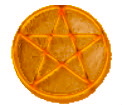 stone pentacle symbol of earth and north