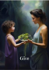 Give - Feminine Oracle deck available on deckible.com